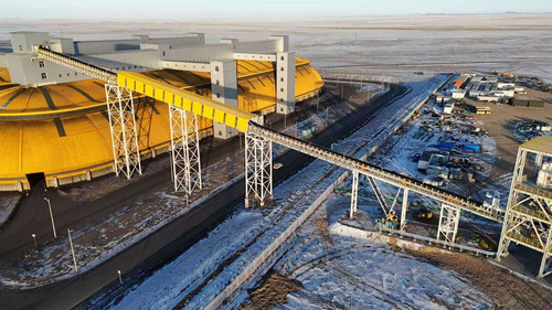 Монгол Улсад хамгийн урт буюу 12.6 км урттай конвейерийн байгууламжийг 18 сарын дотор барьж ашиглалтад орууллаа